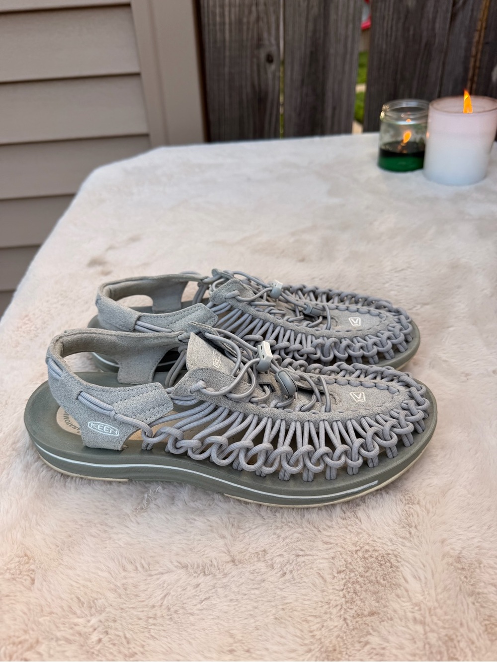 Keen Women's Gray Rope Sandals Size 9.5